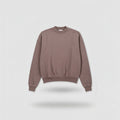 Mocha Distress Oversized Sweatshirt 1