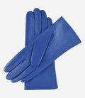Isabella (high blue) - Italian lambskin leather gloves with cashmere lining 2