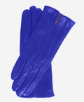 Margherita (ryl blue) - Italian lambskin leather gloves with cashmere lining 1
