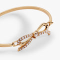 Bow Pearl Coquette Tension Bangle 5