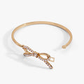Bow Pearl Coquette Tension Bangle 4