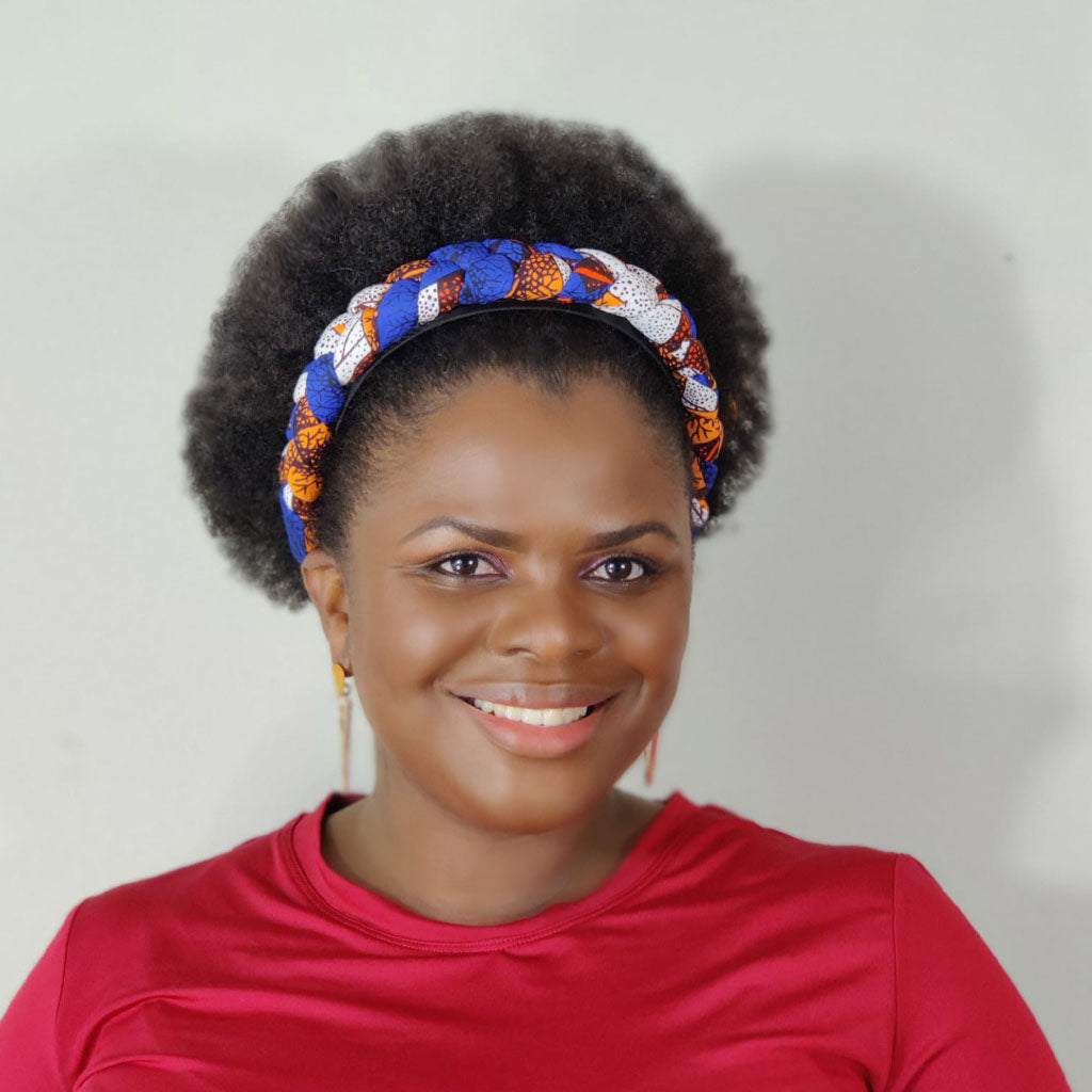Duma MbilIi African Print Padded Headband