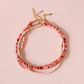 Pink Opal Beaded Necklace 1