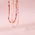 Pink Opal Beaded Necklace 7