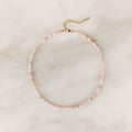 Pink Opal Beaded Necklace 9