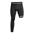 Single-Leg Compression Tights - Right - Black 1