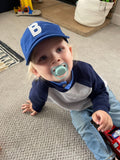 Royal Blue Letter Baseball Hat 5