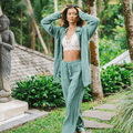 Sage Boyfriend Button Up 6