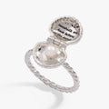 Salt + Sea 'Seashells Are Love Letters In The Sand' Locket Ring 4