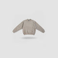 Shoe Grey Distress Oversized Sweatshirt 1