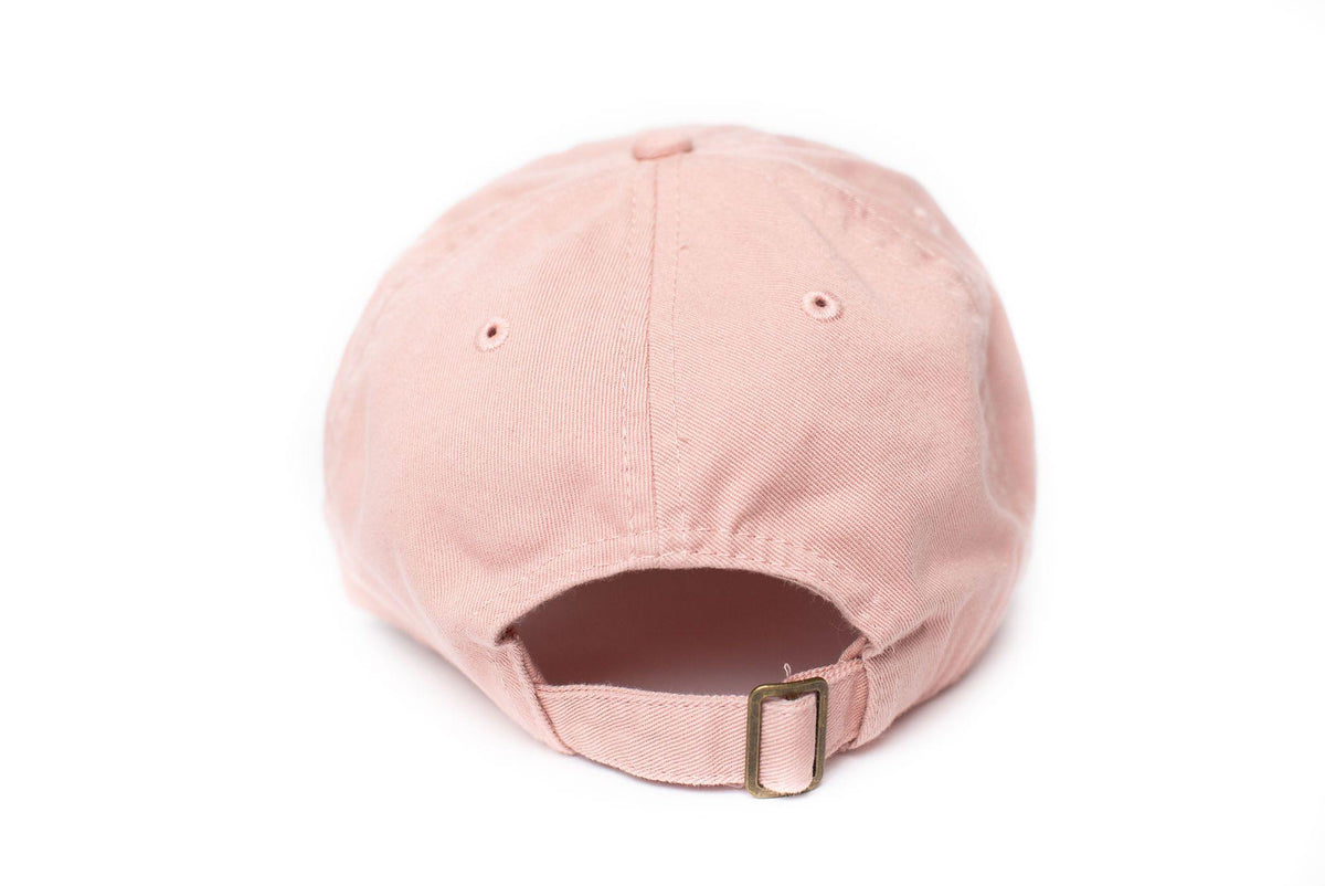 Dusty Rose Letter Baseball Hat
