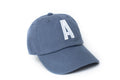 Dusty Blue Letter Baseball Hat 8