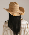 Ames Packable Straw Cowboy Hat 6