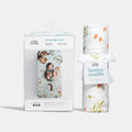 Crib Sheet & Swaddle Baby Gift Set - Enchanted Forest 2