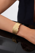Thick Hammered Cuff Bracelet (Greek Inspired Collection) - Image 2
