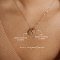 Tiny Birth Flower Necklace 4