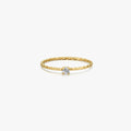 Ultra Mini Gem Ring in Gold - Image 1