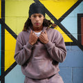 Warm Grey Oversized Hoodie 4