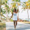 White Cotton Shorts 7