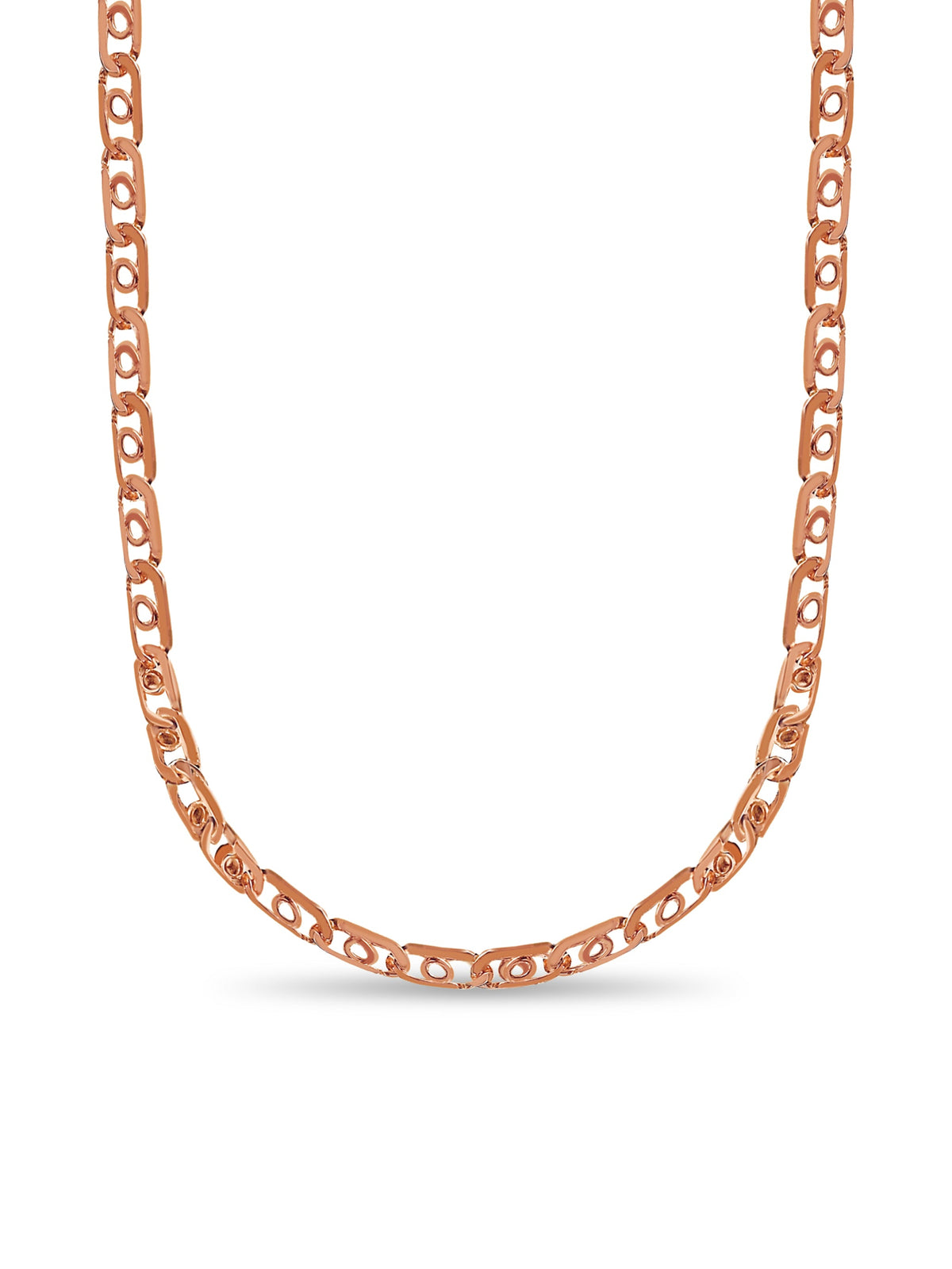 Bullet Tiger Eye Solid White/Yellow/Rose Gold Handmade Necklace, 16mm, 16-30 Inch