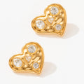 Mon Amour Earrings in Clear 1