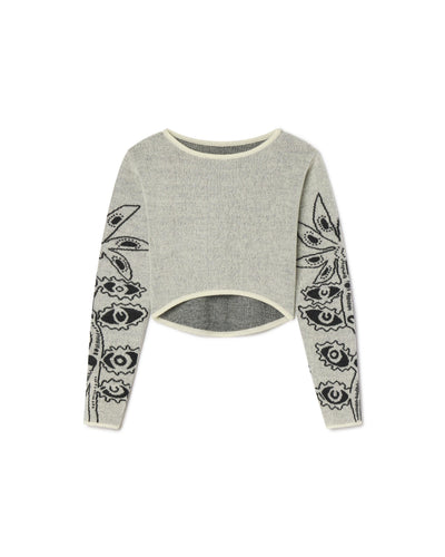 The Watchers Knit Crop, by Unknown Union