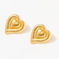 Prague Earrings in Gold 1
