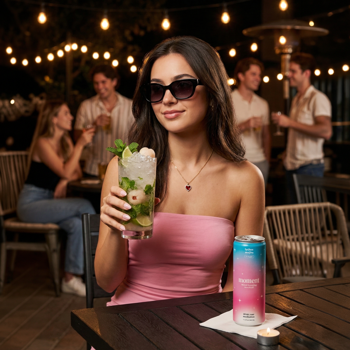lychee mojito (sparkling mocktail | 12 pack)