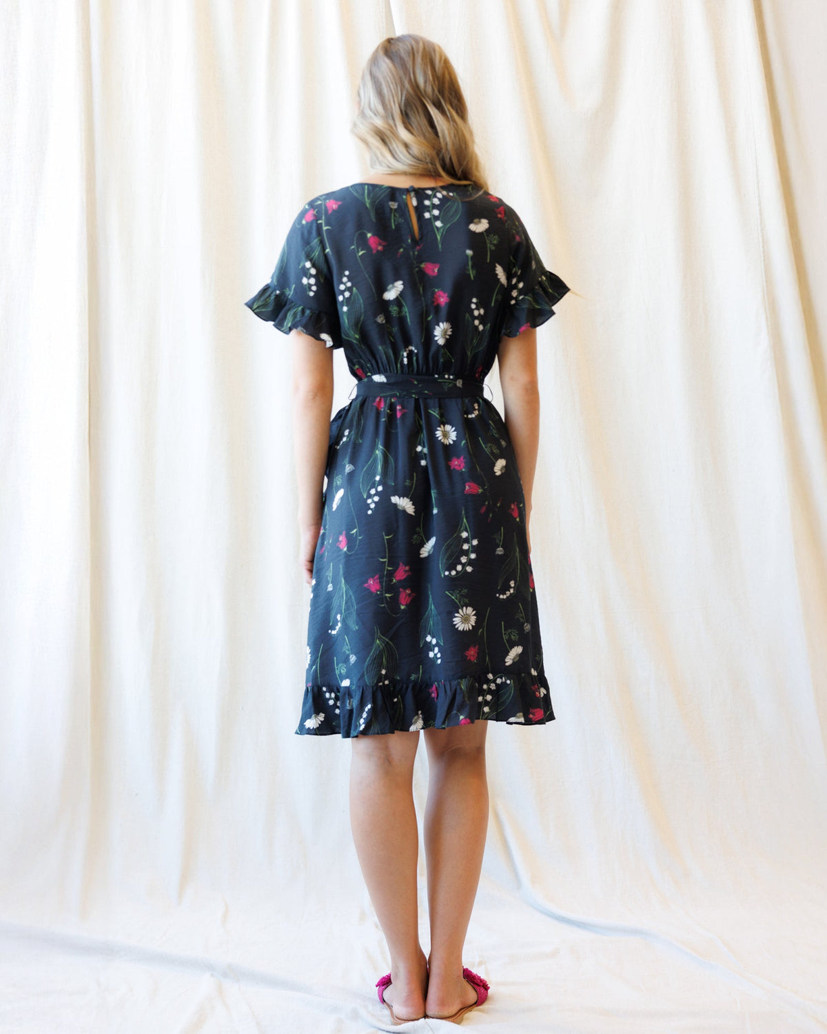 Ruffle & Wrap Dress