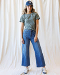 High Rise Seamed Wide Leg Ankle 2