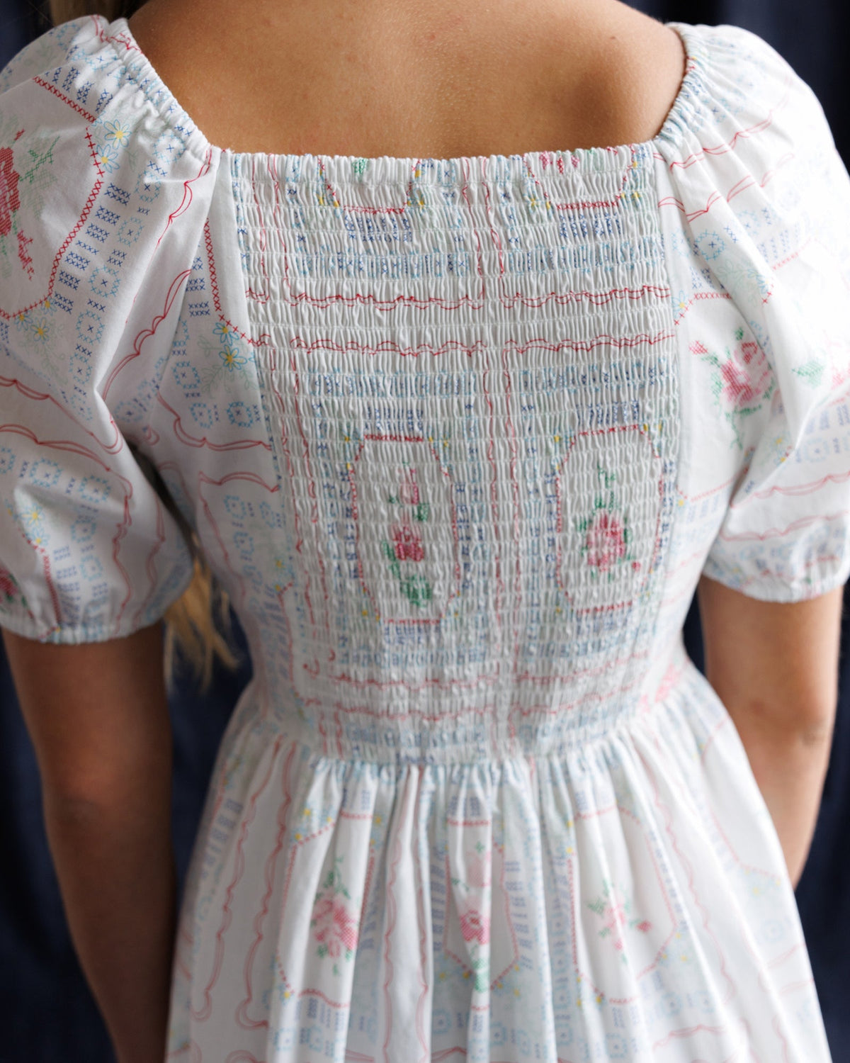 Cross Stitch Crochet Dress