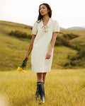 Demure Denim Dress 2