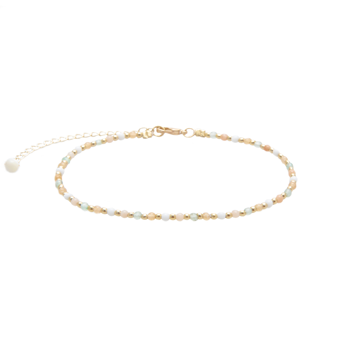 Good Fortune + Growth Healing 2mm Anklet