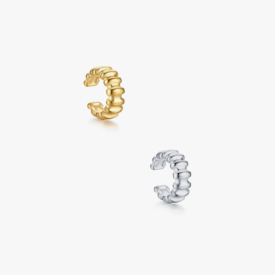 Ribbed Ear Cuff