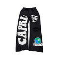 DENIM FLARED SWEATS. 1