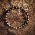 Conscious Awakening Matte Onyx Mantra Barrel Bracelet 3