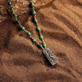 Mystical Power Jade Stone Dragon Charm Necklace 3