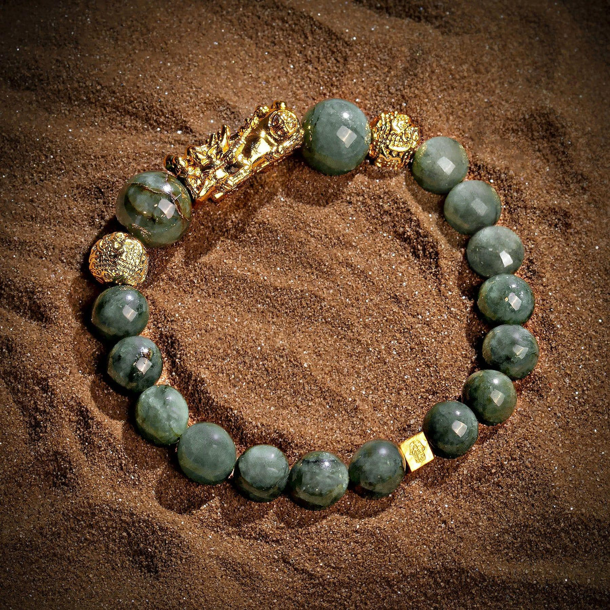 Fulfillment of Potential Jade Dragon Bracelet