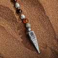 Sublime Tranquility 4 Symbol Tiger's Eye Turquoise Necklace 9