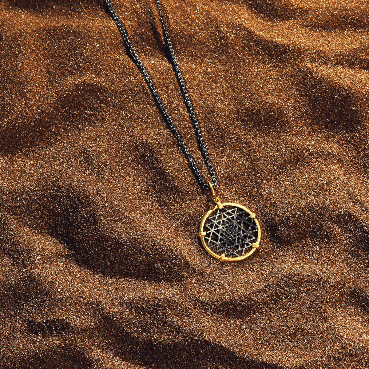 Spiritual Abundance Sri Yantra Pendant Necklace