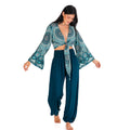 Deep Teal Harem Pants 8