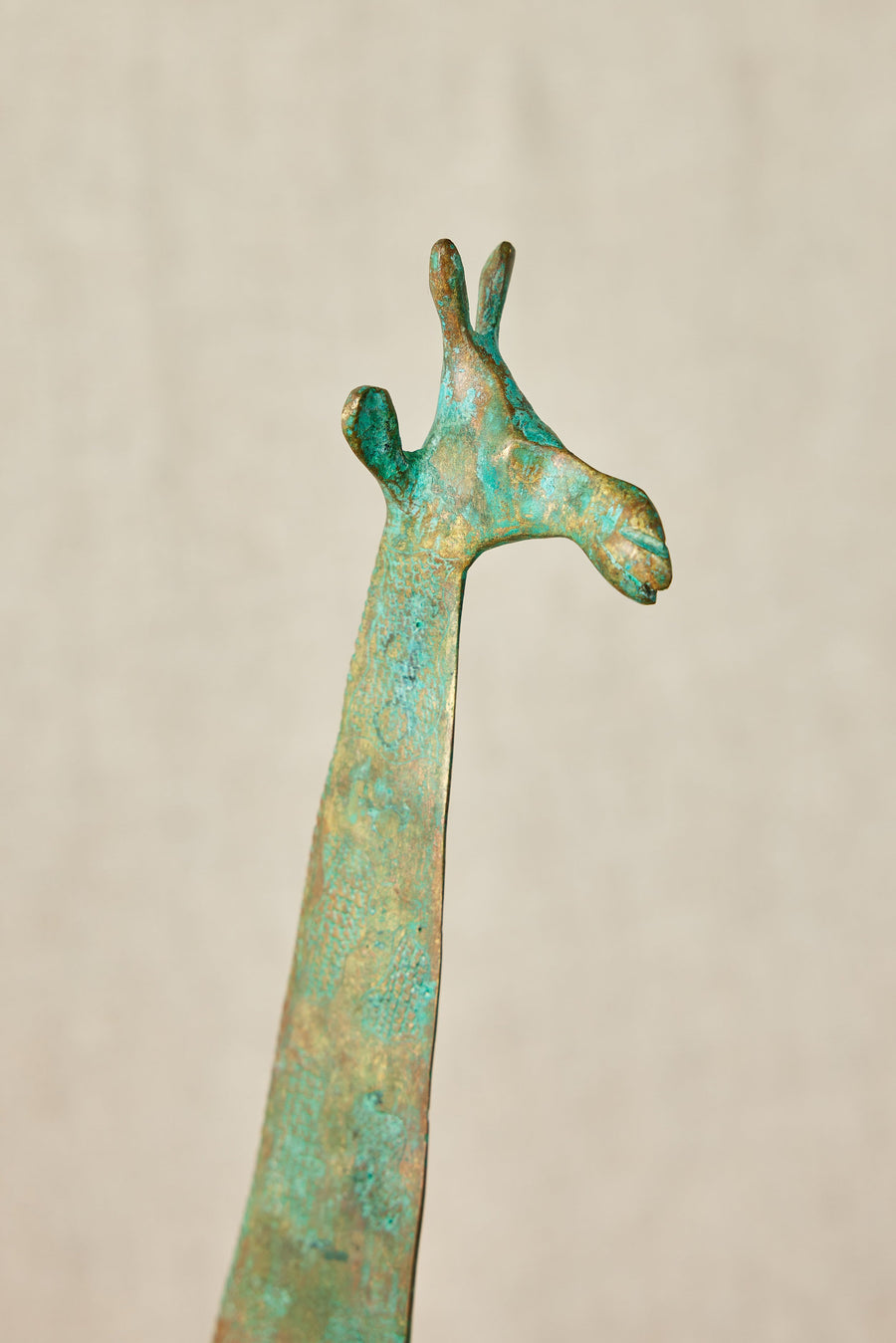 Tuareg Brass Giraffes Figurines