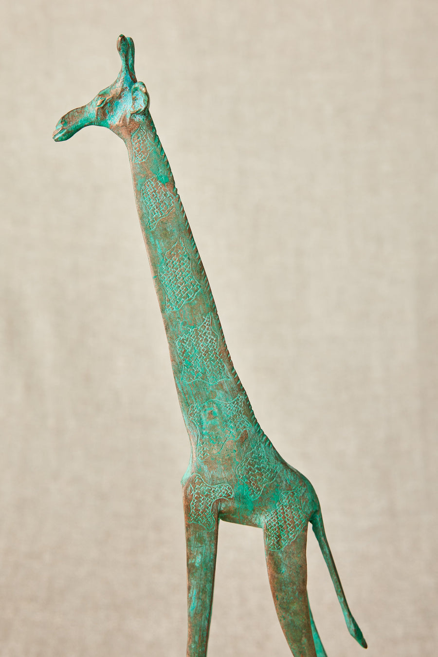 Tuareg Brass Giraffes Figurines