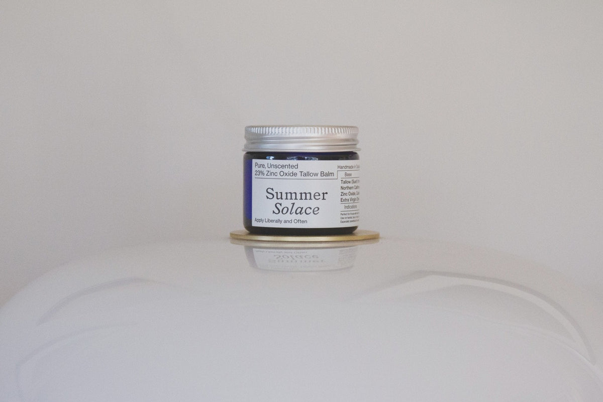 23% Non-Nano Zinc (USP) Tallow Balm | Pure Unscented