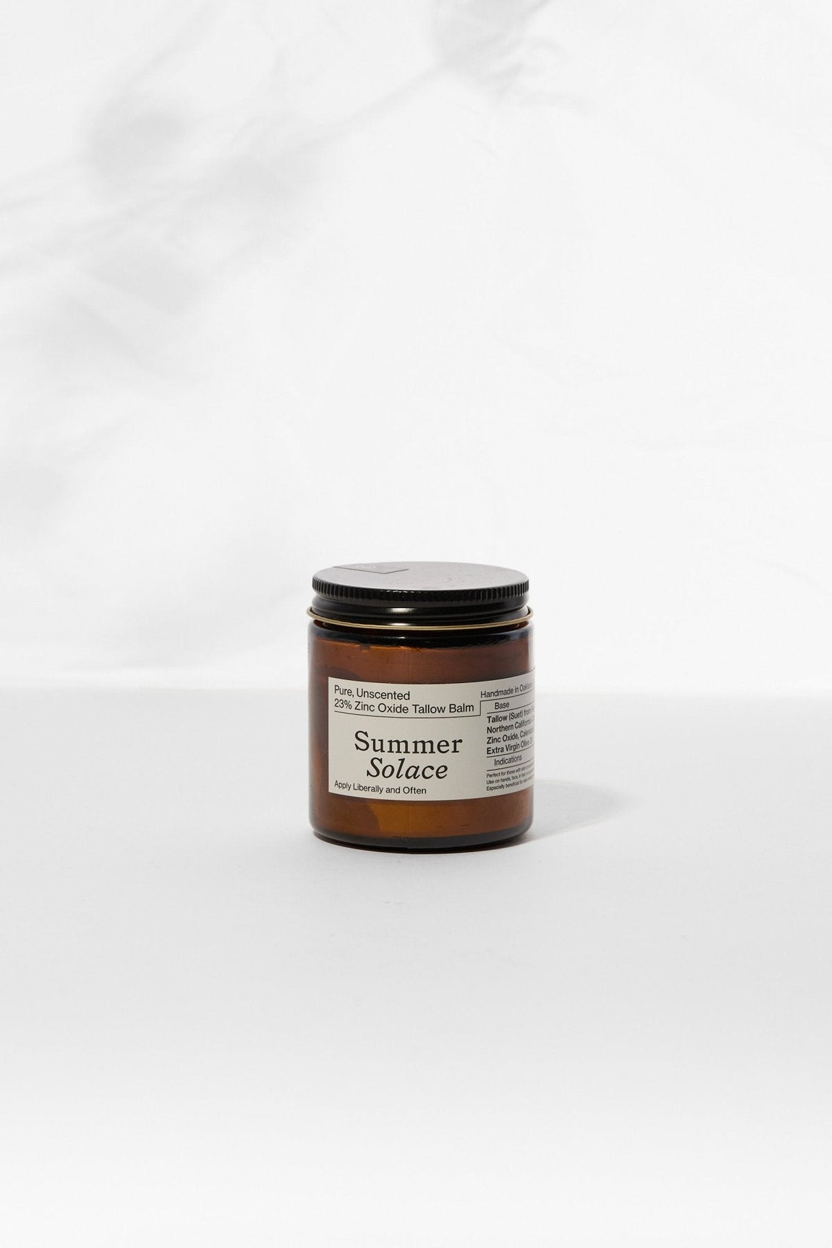 23% Non-Nano Zinc (USP) Tallow Balm | Pure Unscented
