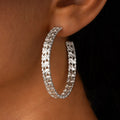 Eternal Flow Silver Hoop Earrings 2