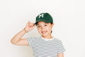 Hunter Green Letter Baseball Hat 2