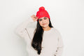 Smiley Pom Pom Hat 9