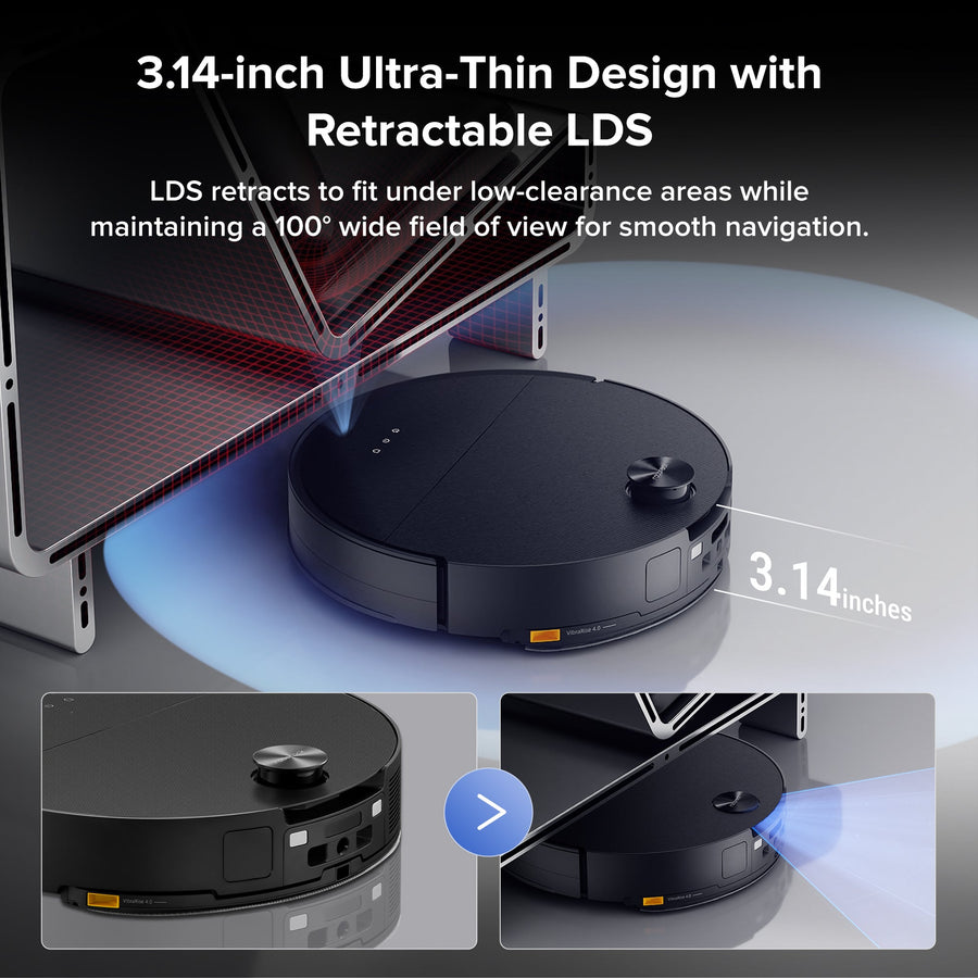 Roborock Saros 10 Robot Vacuum with Refill & Drainage System