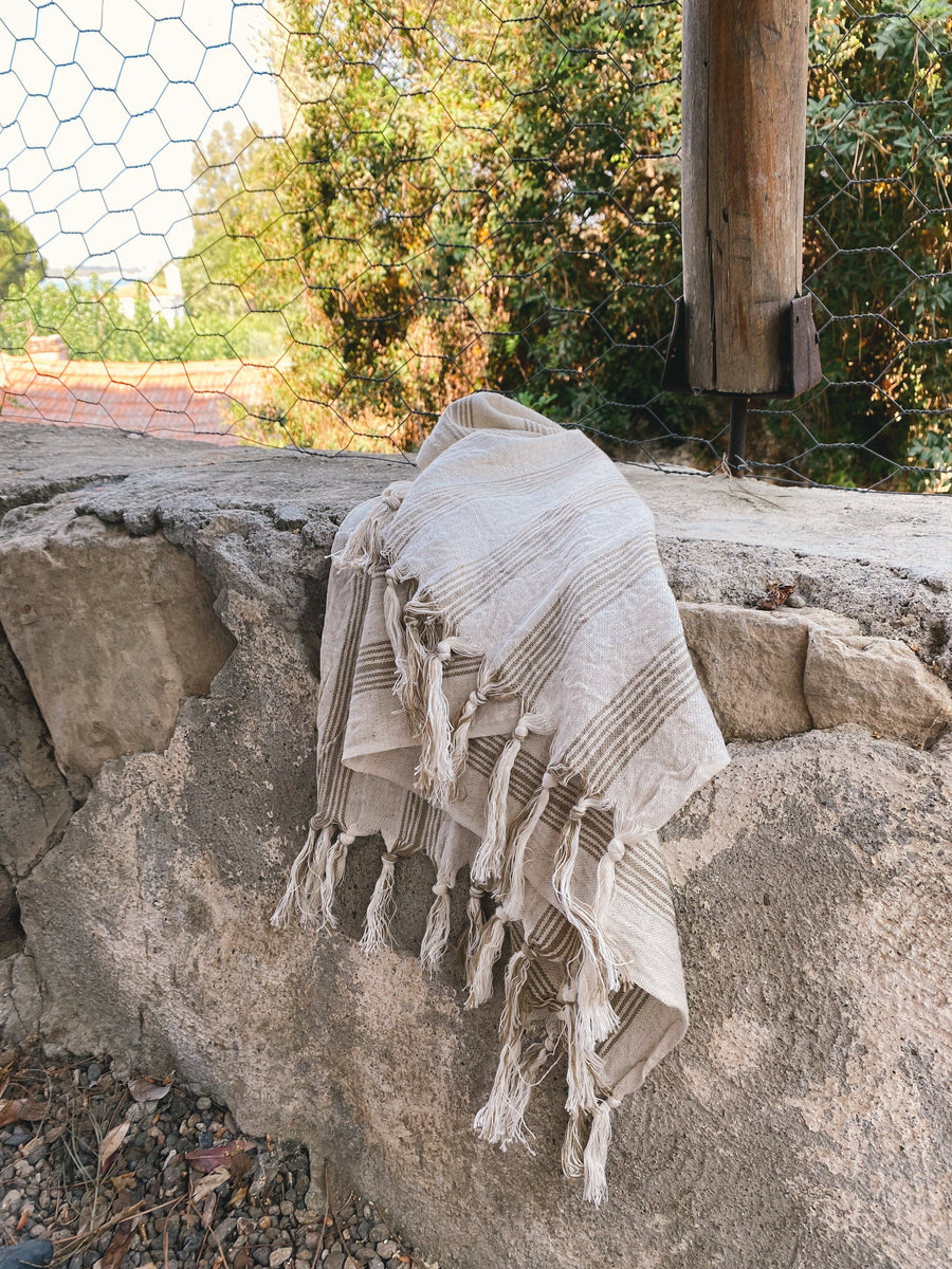 Ciragan Cotton Linen Towel